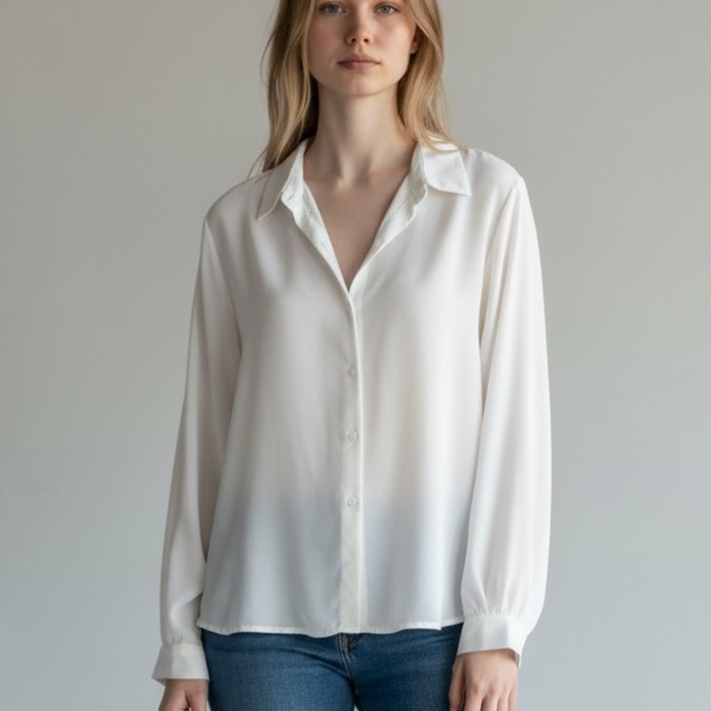 Classic White Blouse NWT